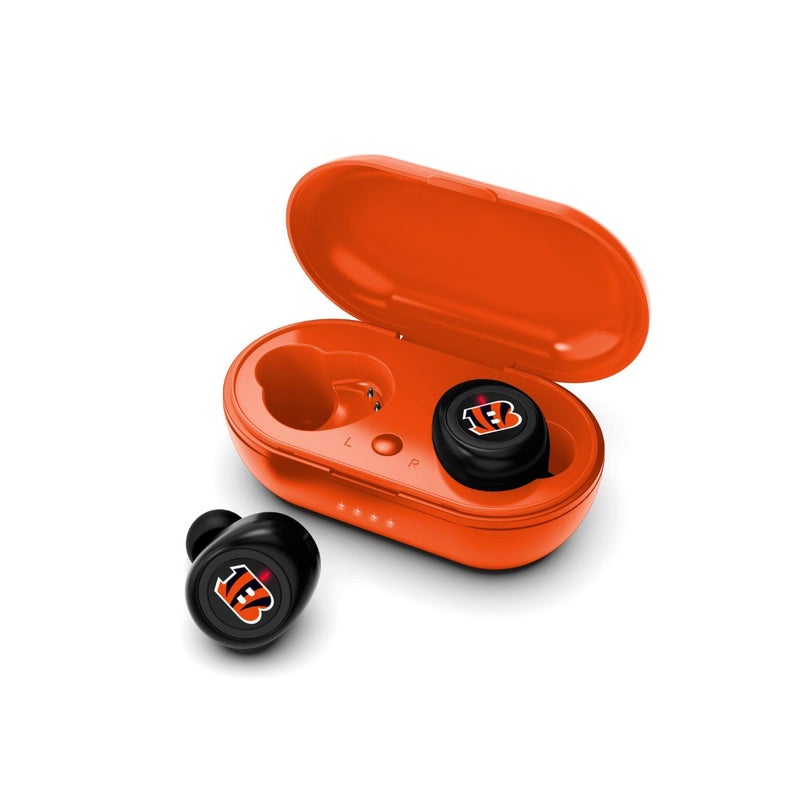 SOAR NFL True Wireless Earbuds, Cincinnati Bengals - Image 1